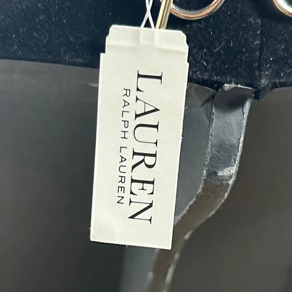 Lauren Ralph Lauren Gold Medallion RL Logo Necklace Gold & Silver Tone - Picture 4 of 5